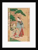 Courtesan and Attendant in Early Spring, early 18th century by Kakondo