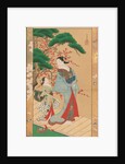Courtesan and Attendant in Early Spring, early 18th century by Kakondo