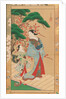 Courtesan and Attendant in Early Spring, early 18th century by Kakondo