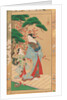 Courtesan and Attendant in Early Spring, early 18th century by Kakondo
