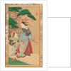 Courtesan and Attendant in Early Spring, early 18th century by Kakondo