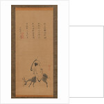 The Chinese Poet Pan Lang on a Donkey, 17th century by Kano Koya