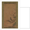 Brown-Eared Bulbul on a Branch of Plum, mid- to late 16th century by Kano Shoei