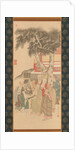 Ten Rakan Examining a Painting of White-Robed Kannon, 1792 by Kato Nobukiyo
