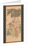 Ten Rakan Examining a Painting of White-Robed Kannon, 1792 by Kato Nobukiyo