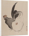 Cock and Hen, 1887-92 by Gyokusho Kawabata