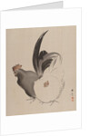 Cock and Hen, 1887-92 by Gyokusho Kawabata