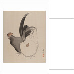 Cock and Hen, 1887-92 by Gyokusho Kawabata