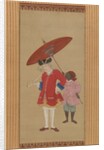 Dutchman with a Servant, early 19th century by Kawahara Keiga