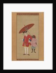 Dutchman with a Servant, early 19th century by Kawahara Keiga