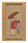 Dutchman with a Servant, early 19th century by Kawahara Keiga