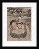Two Children Playing with Goldfish, ca. 1887 by Kawanabe Kyosai