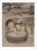 Two Children Playing with Goldfish, ca. 1887 by Kawanabe Kyosai