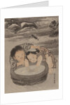 Two Children Playing with Goldfish, ca. 1887 by Kawanabe Kyosai