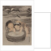 Two Children Playing with Goldfish, ca. 1887 by Kawanabe Kyosai