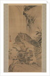 Eagle Attacking a Mountain Lion, 1885 by Kawanabe Kyosai