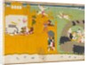 The Monkey Leader Angada Steals Ravana's Crown from His Fortress…, ca. 1725 by Manaku