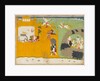 The Monkey Leader Angada Steals Ravana's Crown from His Fortress…, ca. 1725 by Manaku