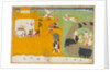 The Monkey Leader Angada Steals Ravana's Crown from His Fortress…, ca. 1725 by Manaku