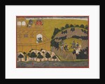Rama Releases the Demon Spies Shuka and Sarana: Folio from the Siege of Lanka series , ca.1725 by Manaku