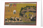 Rama Releases the Demon Spies Shuka and Sarana: Folio from the Siege of Lanka series , ca.1725 by Manaku