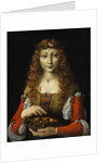 Girl with Cherries, ca. 1491-95 by Marco d'Oggiono