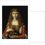 Girl with Cherries, ca. 1491-95 by Marco d'Oggiono