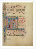 Manuscript Leaf with the Dedication of a Church in an Initial T, from a Gradual, 2nd half 15th cent by Mariano del Buono