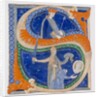 Manuscript Illumination with the Beheading of Saint Paul in an Initial S, from a Gradual, ca. 1278 by Master of Bagnacavallo