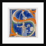 Manuscript Illumination with the Beheading of Saint Paul in an Initial S, from a Gradual, ca. 1278 by Master of Bagnacavallo