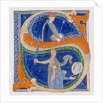 Manuscript Illumination with the Beheading of Saint Paul in an Initial S, from a Gradual, ca. 1278 by Master of Bagnacavallo