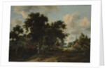 Entrance to a Village, ca. 1665 by Meindert Hobbema