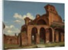 The Basilica of Constantine, Rome, 1830 by Michael Neher