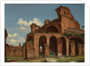 The Basilica of Constantine, Rome, 1830 by Michael Neher