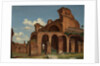 The Basilica of Constantine, Rome, 1830 by Michael Neher