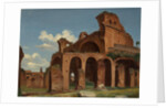 The Basilica of Constantine, Rome, 1830 by Michael Neher