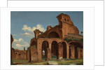 The Basilica of Constantine, Rome, 1830 by Michael Neher