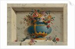 Vase of Flowers in a Niche by Michel Bruno Bellenge