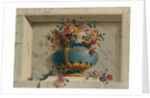Vase of Flowers in a Niche by Michel Bruno Bellenge