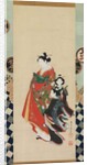 Courtesan and Attendants, late 18th century by Shunsho