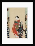 Courtesan and Attendants, late 18th century by Shunsho
