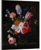 A Bouquet of Flowers in a Crystal Vase, 1662 by Nicolaes van Veerendael