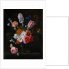 A Bouquet of Flowers in a Crystal Vase, 1662 by Nicolaes van Veerendael