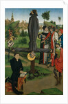 The Crucifixion of Saint Peter with a Donor; The Legend of Saint Anthony Abbot with a Donor.. by Northern French Painter