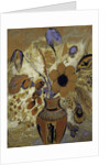 Etruscan Vase with Flowers, 1900-1910 by Odilon Redon