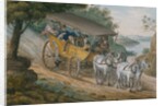Travel by Stagecoach Near Trenton, New Jersey, 1811-ca. 1813 by Pavel Petrovic Svin'in