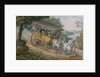 Travel by Stagecoach Near Trenton, New Jersey, 1811-ca. 1813 by Pavel Petrovic Svin'in