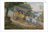 Travel by Stagecoach Near Trenton, New Jersey, 1811-ca. 1813 by Pavel Petrovic Svin'in
