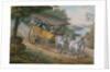 Travel by Stagecoach Near Trenton, New Jersey, 1811-ca. 1813 by Pavel Petrovic Svin'in