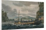 Steamboat Travel on the Hudson River, 1811-ca.1813 by Pavel Petrovic Svin'in